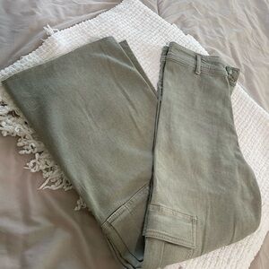 Olive Green Zara Cargo Pants